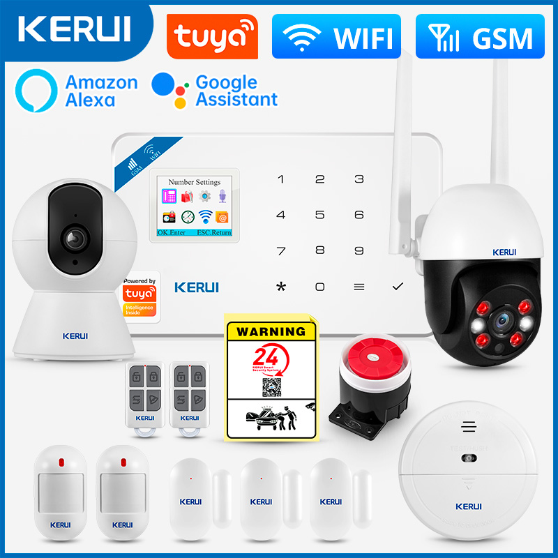 Home Security Front Door Camera - KERUI-sistema de alarma W181, seguridad para