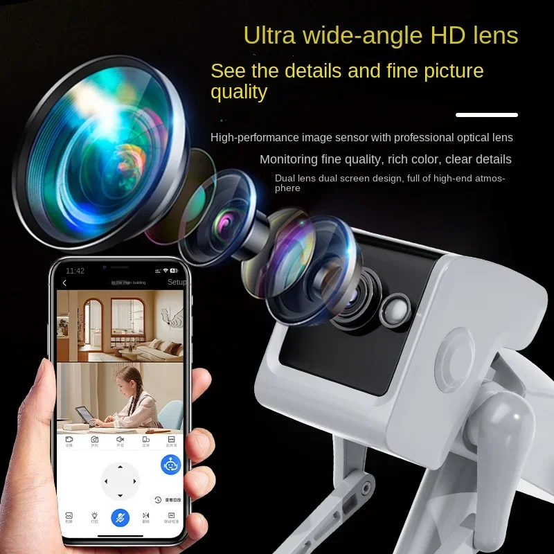 Cámara IP de 2MP, Robot inalám - Home Security Robots reseña y precio