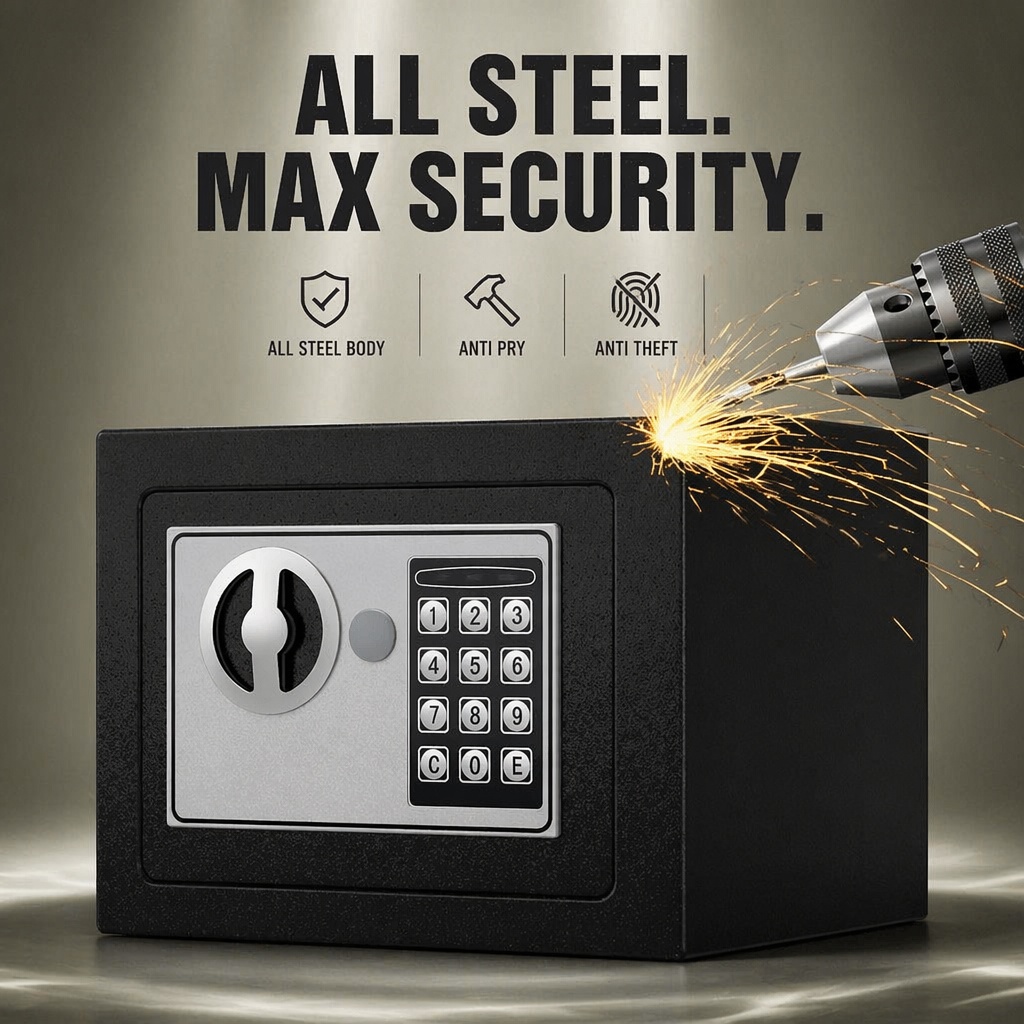 Caja Fuerte Electrónica Digita - Home Security Items reseña y precio